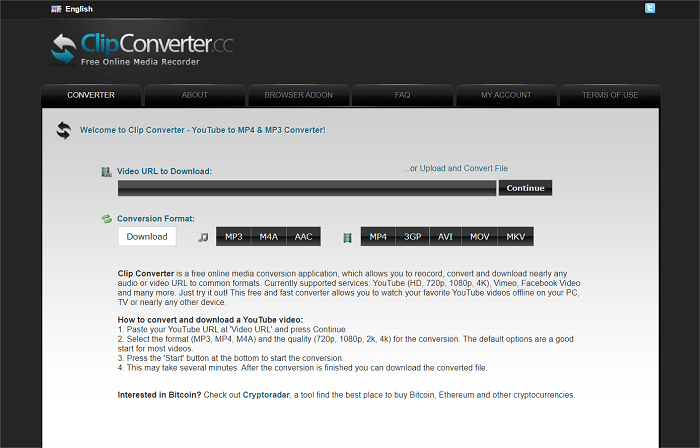 ClipConverter Interface