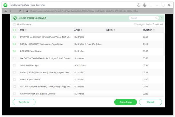 NoteBurner YouTube Music Converter