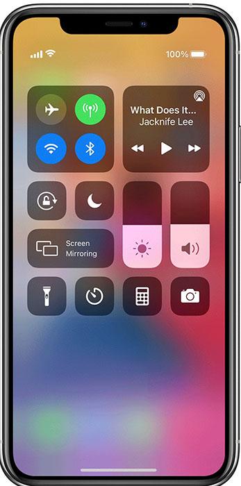 Open Control Center