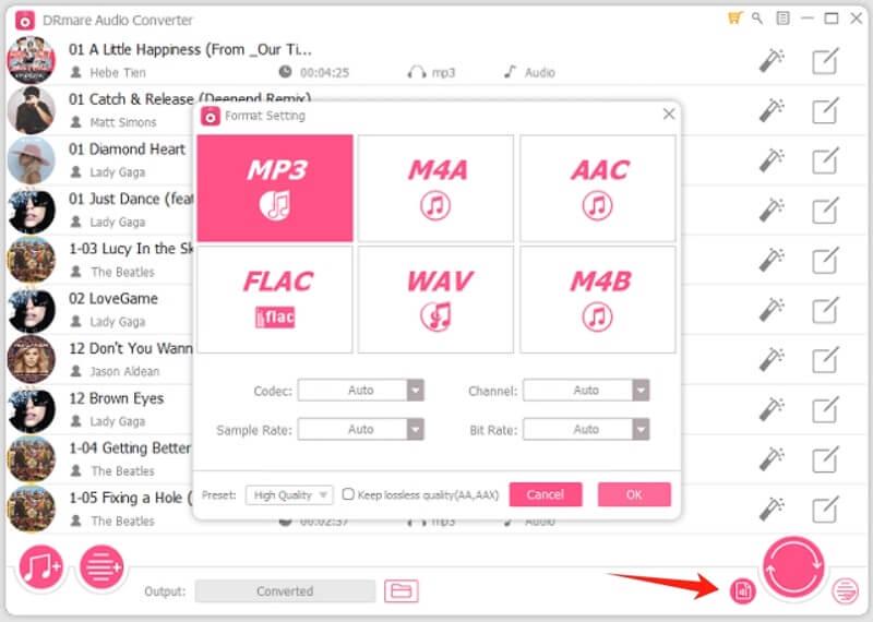 Customize Output Settings