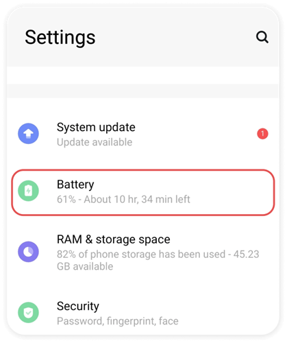 Turn Off Battery Optimization Mode