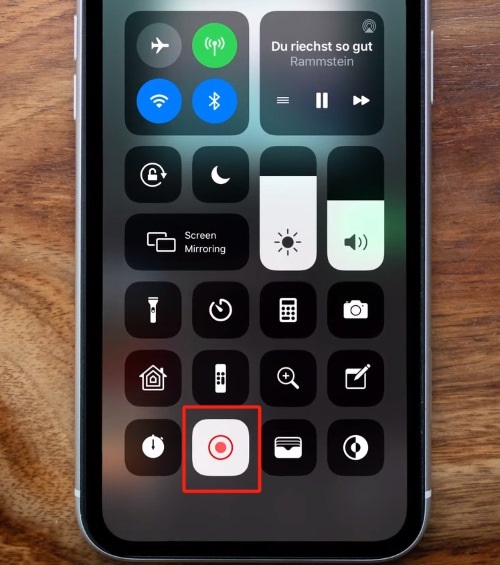 Screen Record Spotify Music on iPhone