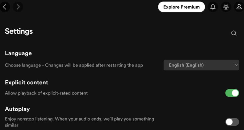 Disattiva la riproduzione automatica di Spotify su Windows/Mac
