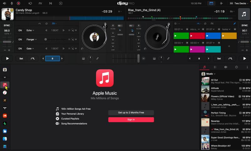 Djay Pro Apple Music Get Started on Windows