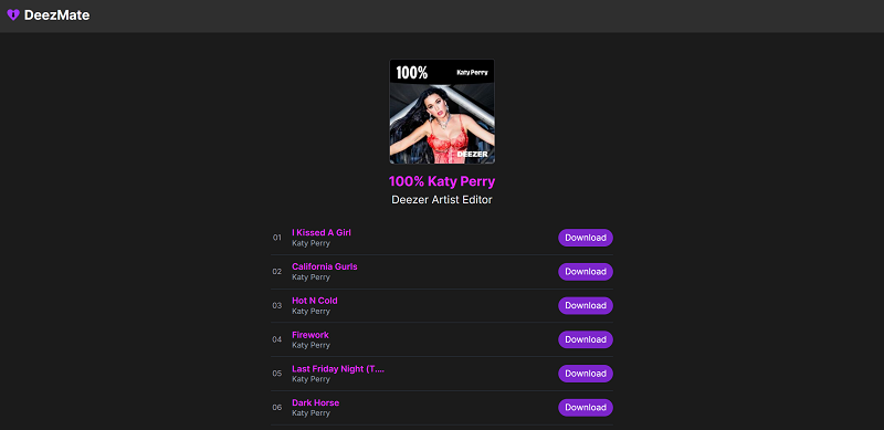 Download Deezer Music for Free with DeezMate