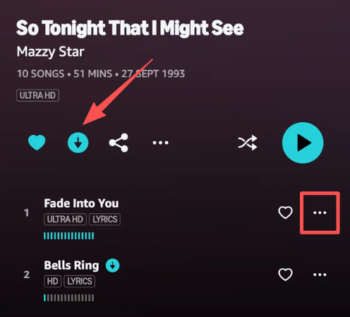 Download HD/Ultra HD Songs from Amazon Music
