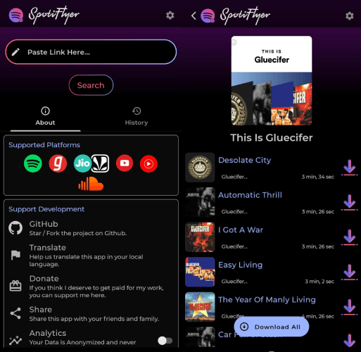 Baixe playlists do Spotify para MP3 no Android
