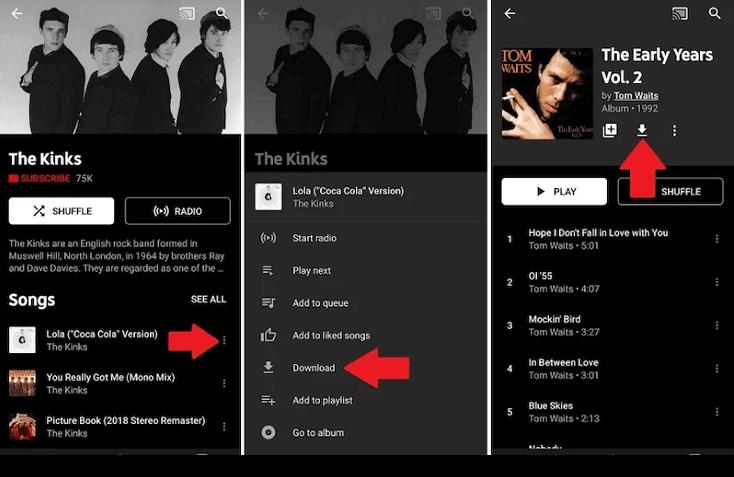 Download YouTube Music to iPhone in App