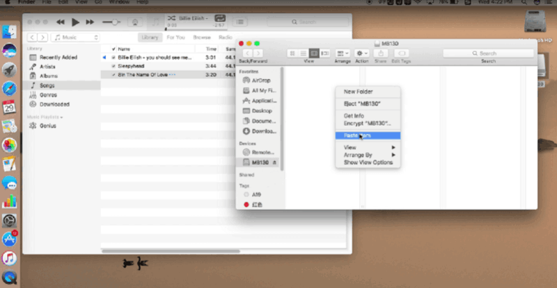 Move Local YouTube Music Files to USB on Mac