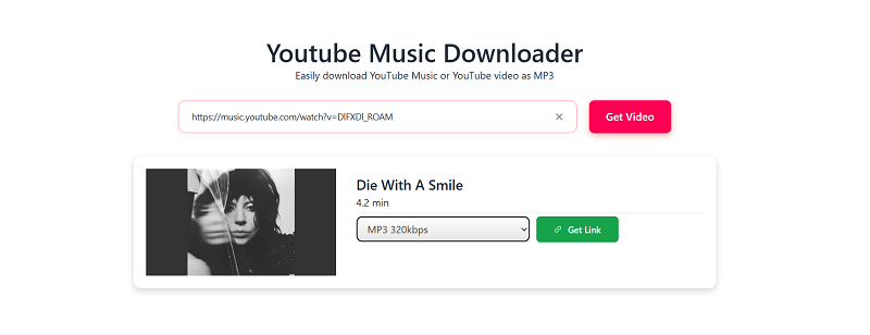 Download Music from YouTube Music with ytSavetube