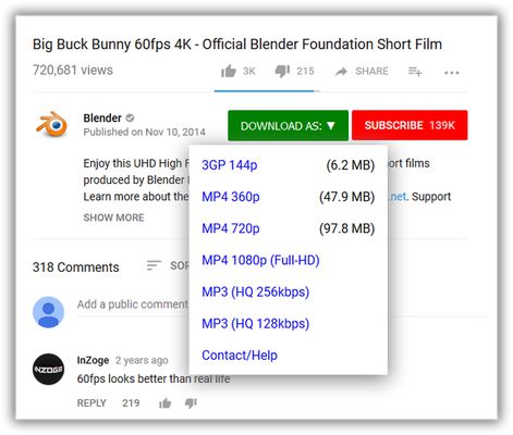Download gratis YouTube-muziek met extensie