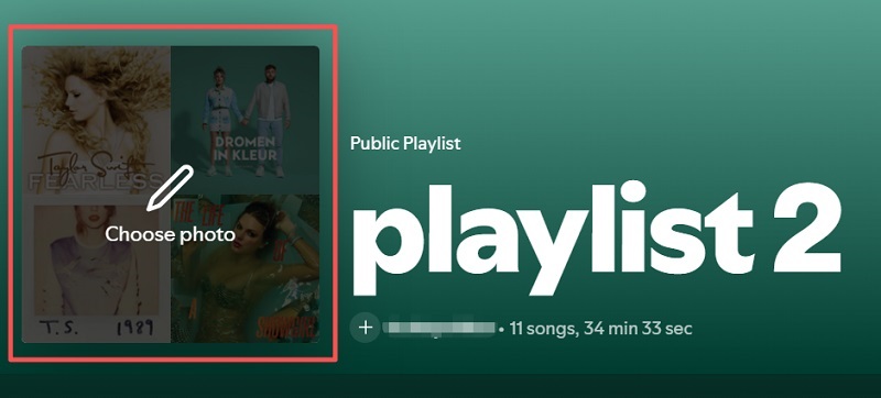 Change Playlist Cover Image