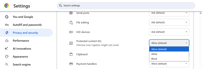 Grant Spotify DRM Permission on Chrome 