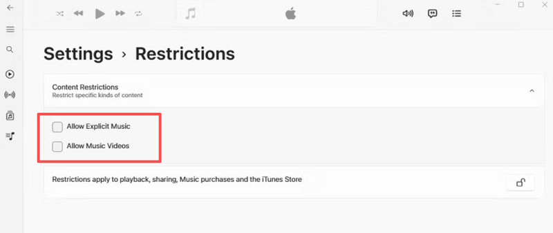 Toggle Off Explicit Content Restrictions on iPhone