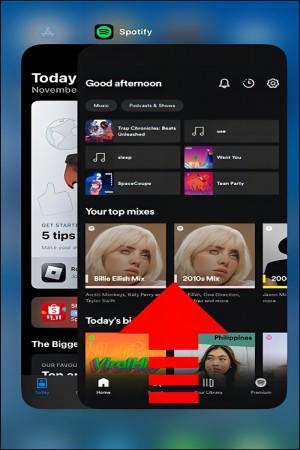 Force Close Spotify on iPhone