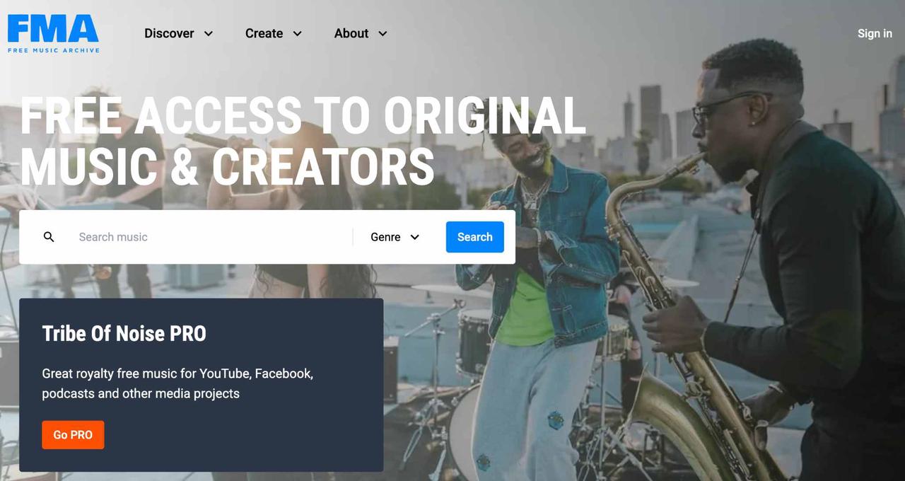 Download Musica Gratis MP3 PC con LFree Music Archive