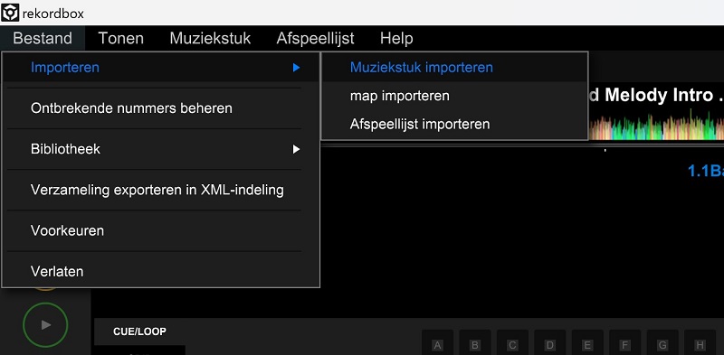 Spotify importeren naar Rekordbox op computer