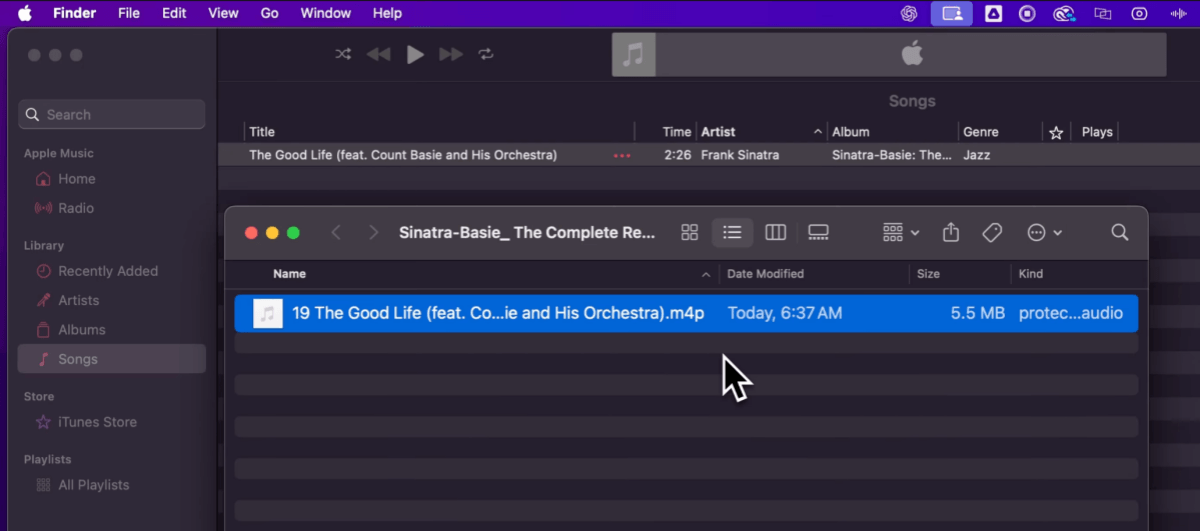 Import M4P Files to Apple Music