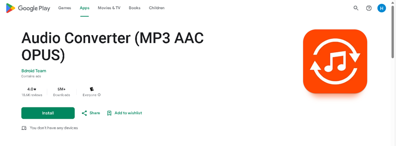 Install Audio Converter
