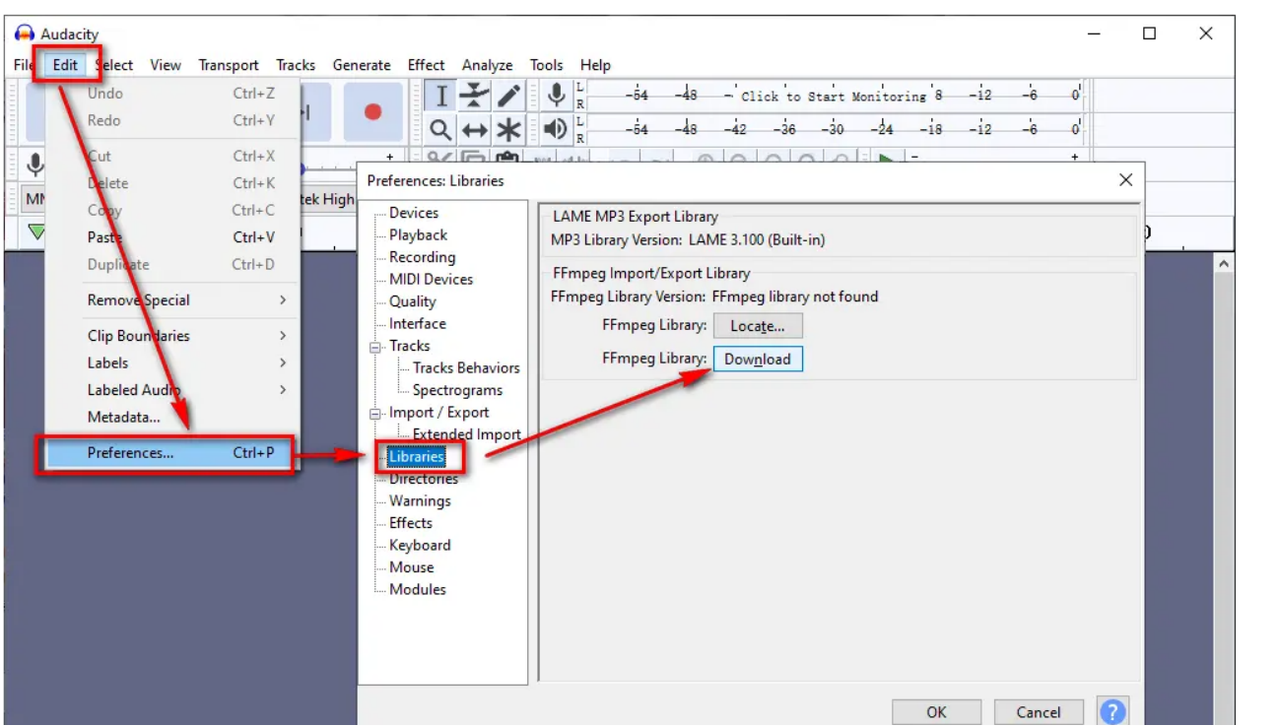 Install FFMpeg Library