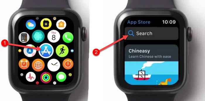 iPhone 없이 Apple Watch에서 음악을 듣기 위한 앱 설치