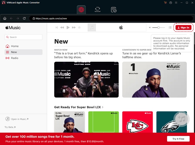 Add Your Music to The Stipulated Area