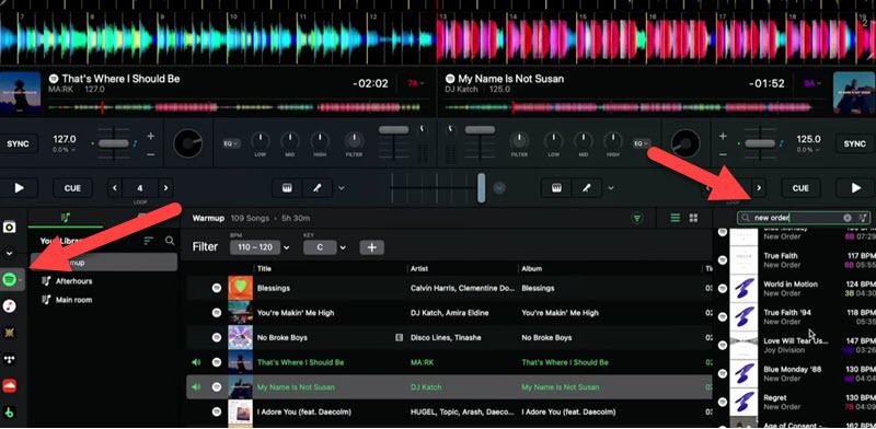 Mix Spotify Songs with djay Pro