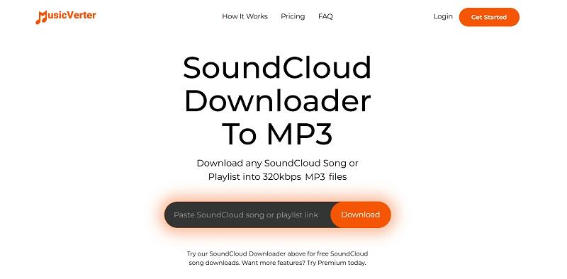 MusicVerter SoundCloud Downloader to MP3
