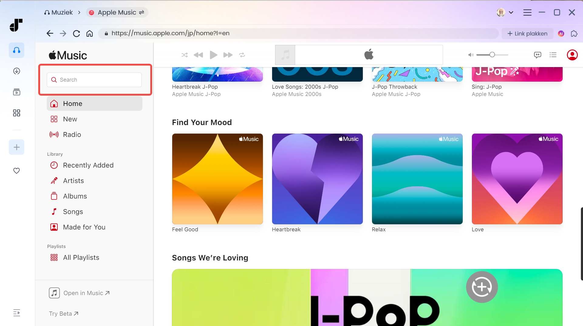 Apple Music-nummers toevoegen om te downloaden