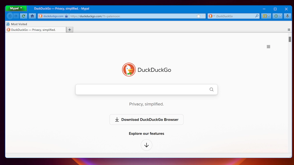 MyPal Browser Interface
