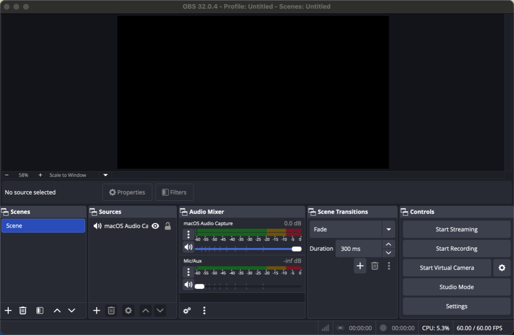 Launch OBS Studio on Your Computer