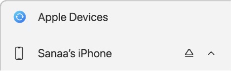 Open Apple Device App