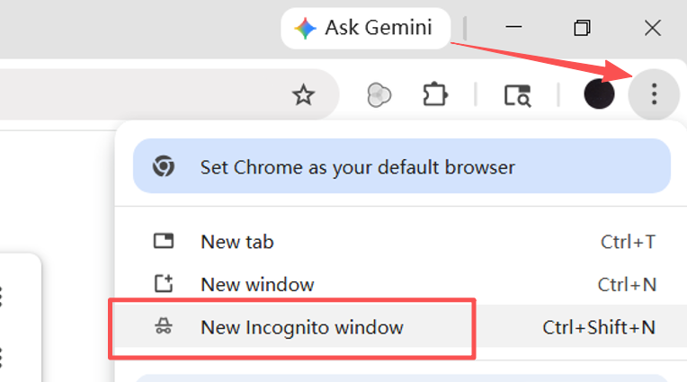 Open Spotify in Incognito Window on Chrome 