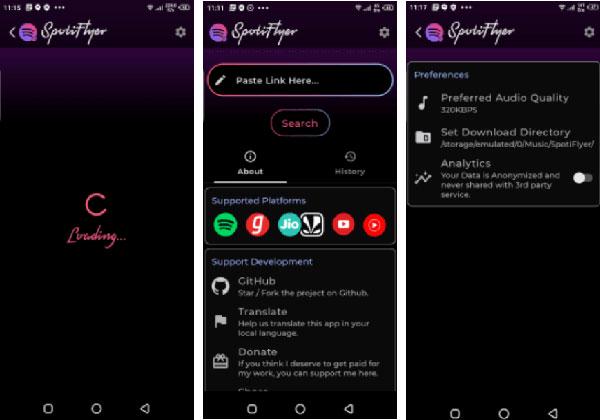 Pagina Principale Spotifyflyer Android