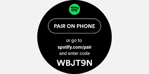 Pair Spotify on Galaxy Watch
