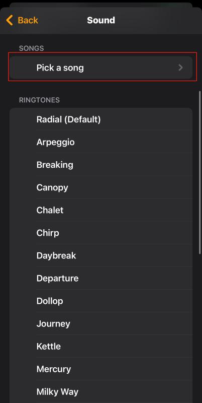 Pick a Song Clock App