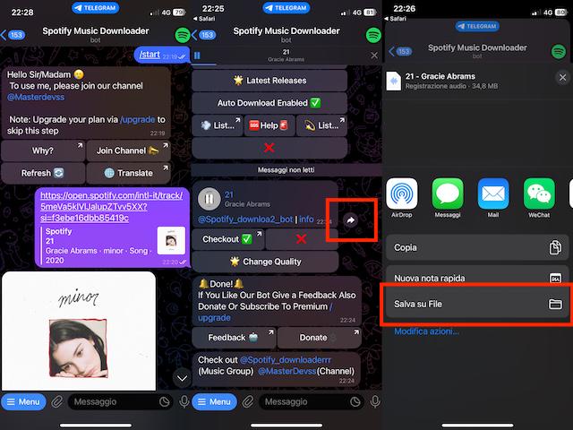 Processo Spotify Bot Mp3 Telegram
