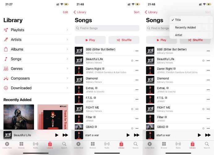 Find & Remove Apple Music Duplicate Songs on iPhone