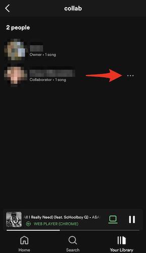 How to Remove Collaborator from Spotify Collaborative Playlists