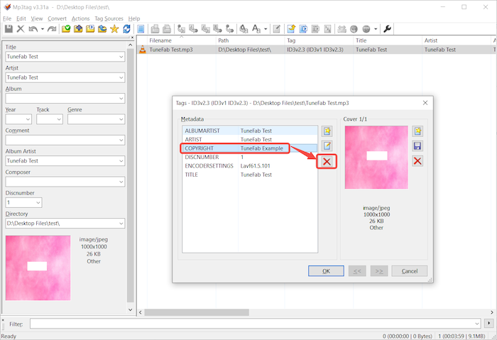 Remove Copyright Protection from MP3 for Free Via Mp3tag