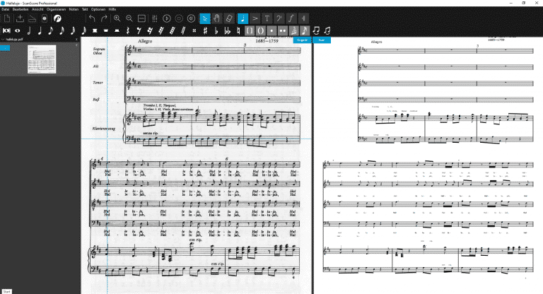 Scan Sheet Music with ScanScore