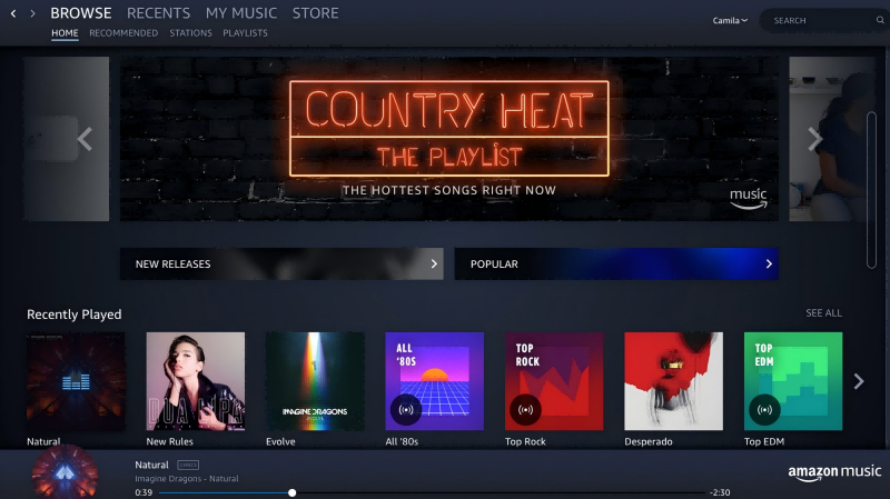 Scarica Amazon Music sull'app Desktop