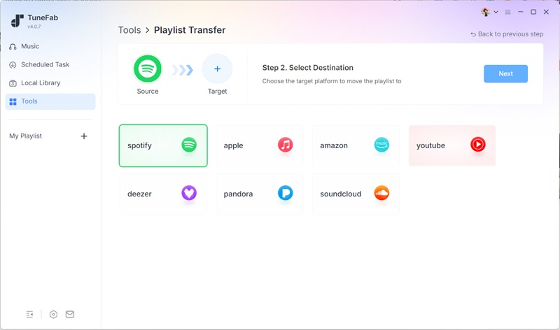 Select Music Services