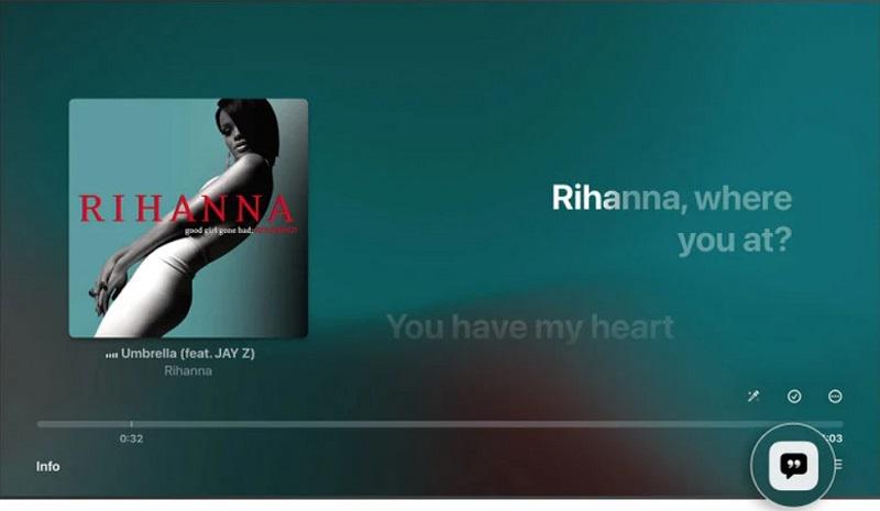 Show Apple Music Lyrics on Apple TV