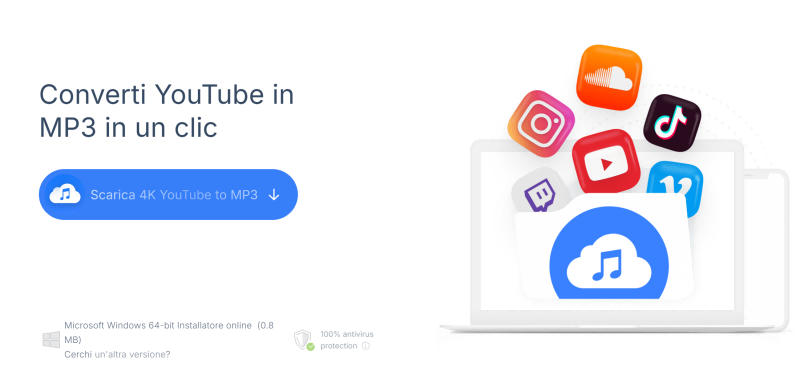 Sito Ufficiale di 4K YouTube to MP3