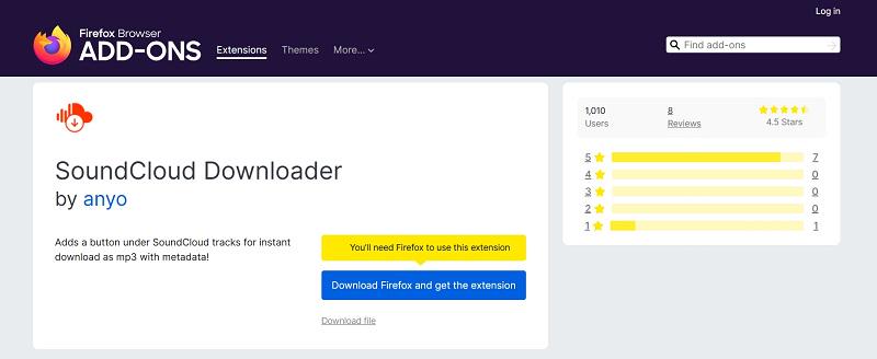 SoundCloud Downloader Extension