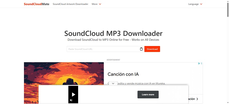 SoundCloudMate Interface