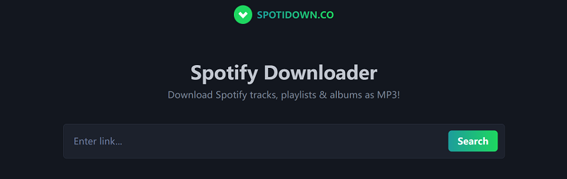 Spotify 플레이리스트 MP3 다운로더 무료 온라인 다운로드
