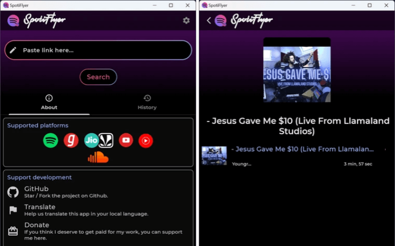 Download Spotify naar MP3 met SpotiFlyer op Windows