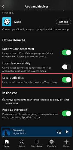 Add Local Files to Spotify Playlists on Phone